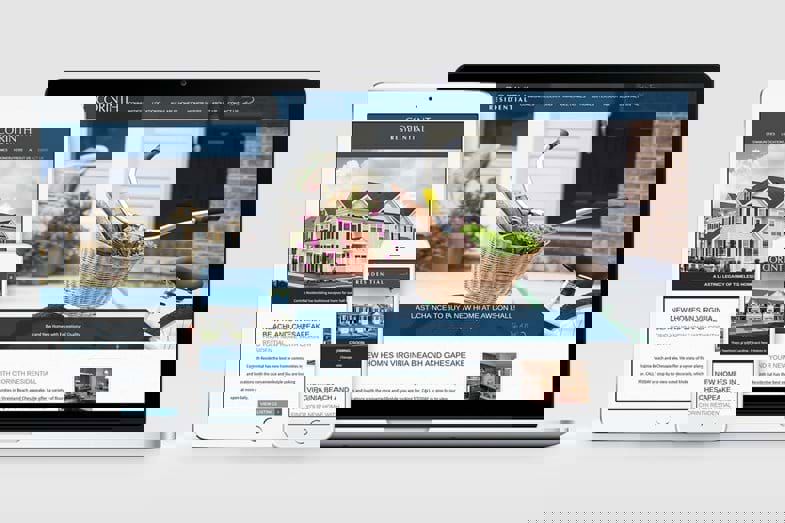 Corinth Residential website redesign showcase presentation