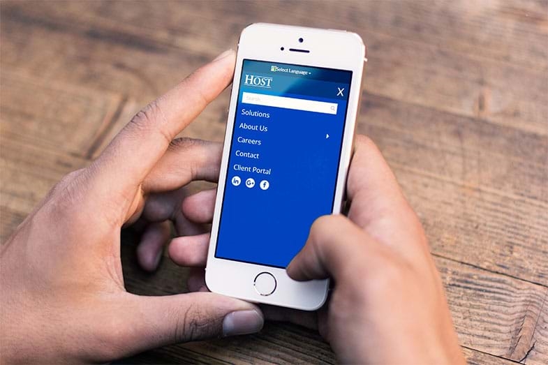 T. Parker Host website redesign mobile 