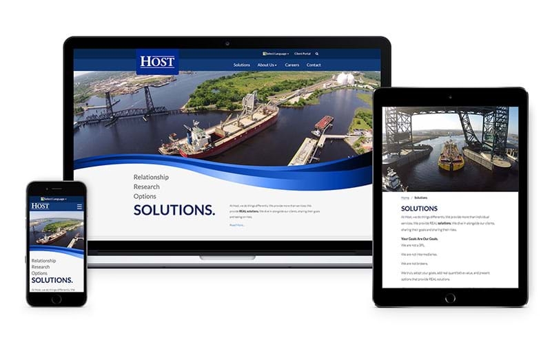 T. Parker Host website redesign showcase presentation