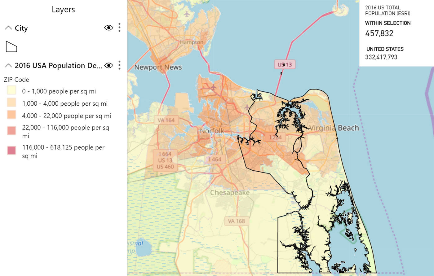 arcgis map