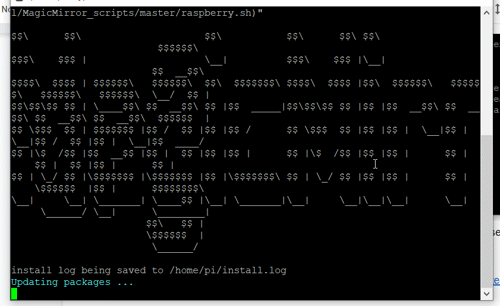 raspberry pi setup running