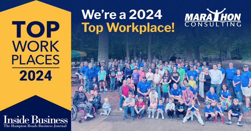 Marathon Consulting 2024 Top Workplace Winner