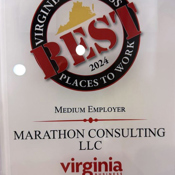 Marathon Consulting Bptw 2024 Award Medium Employer Category